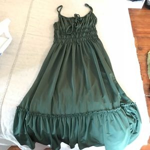 Green dress